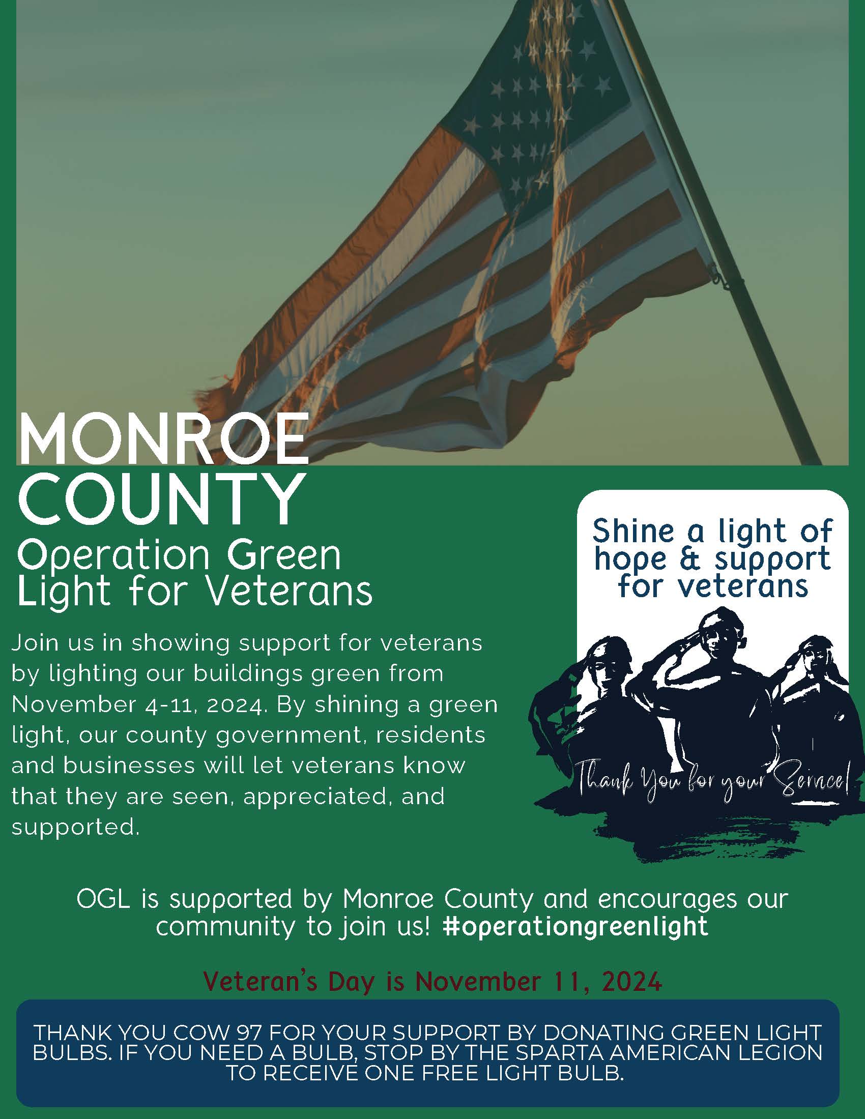 Operation Green Light Flyer - Monroe County